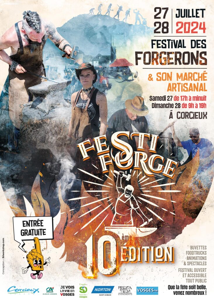 10 ème Festival international des forgerons et métiers de l'artisanat Festi'forge